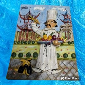 Cook Resin Kitchen Decor